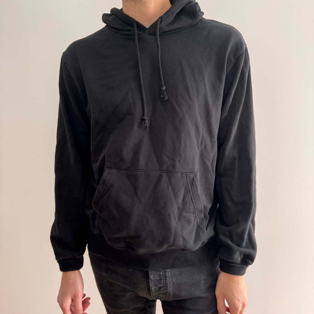 OAK + FORT  Black relaxed fit  Hoodie - L